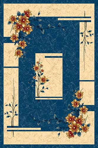 DA VINCI 22 Синий Российские ковры изготовлены в соответствии с международными стандартами качества. Цена указана за 1кв/м