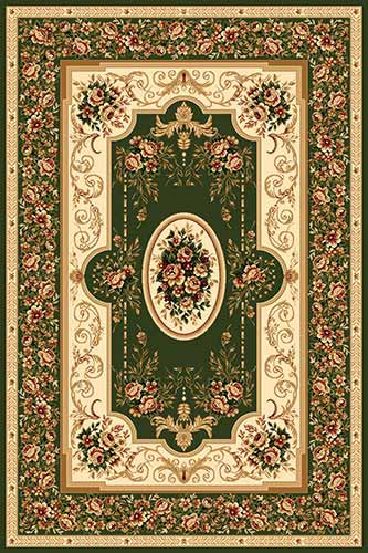 DA VINCI 27 Зеленый Российские ковры изготовлены в соответствии с международными стандартами качества. Цена указана за 1кв/м