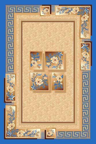 DIANA (Laguna) 15 Синий Российские ковры изготовлены в соответствии с международными стандартами качества. Цена указана за 1кв/м