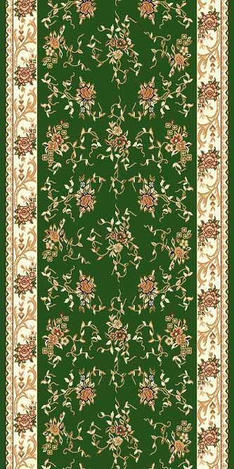 Дорожка ковровая (тканная) Diana 9 Зеленый Ковровые дорожки коллекции Диана имеют размерный ряд от 0,8 см до 2х метров. Отмеряем любую длину. Обработка торцов бесплатно.