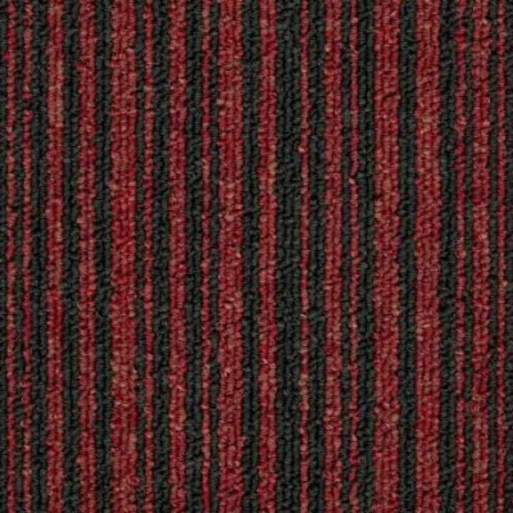 Ковровая Плитка Stripe (Страйп) 165 Красный-Черный Высота ворса:        2.6 мм
Общая толщина:   6.0 мм
Тип основы:           Битум