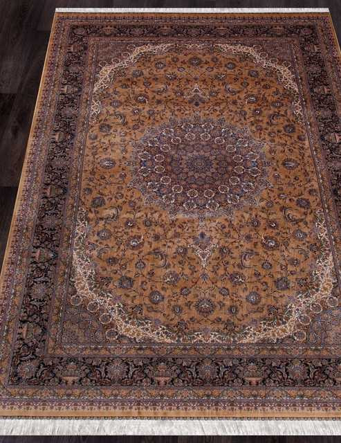 Иранский ковер QUM-603-YELLOW-STAN Персидские ковры QUM Цена указана за кв. метр
