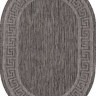 Ковёр VEGAS-S002-DARK-GRAY-OVAL