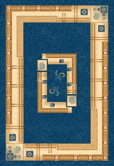 DA VINCI 6 Синий Российские ковры изготовлены в соответствии с международными стандартами качества. Цена указана за 1кв/м