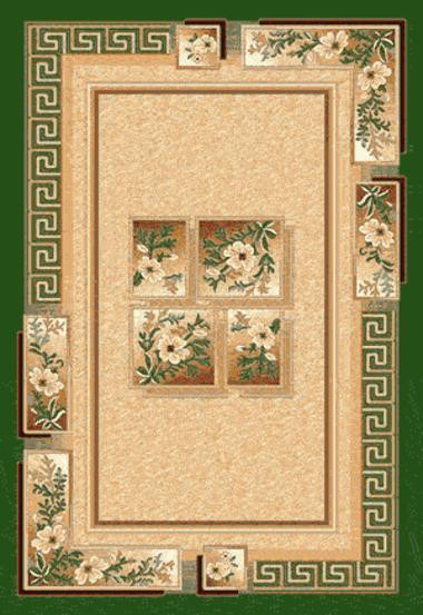 MORANO (Laguna) 7 Зеленый Российские ковры изготовлены в соответствии с международными стандартами качества. Цена указана за 1кв/м