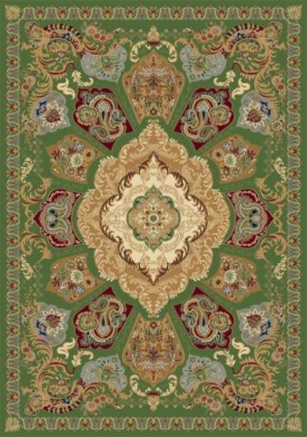 BUKHARA 19 Зеленый Российские ковры изготовлены в соответствии с международными стандартами качества. Цена указана за 1кв/м