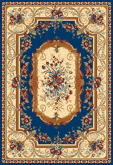 DA VINCI 3 Синий Российские ковры изготовлены в соответствии с международными стандартами качества. Цена указана за 1кв/м