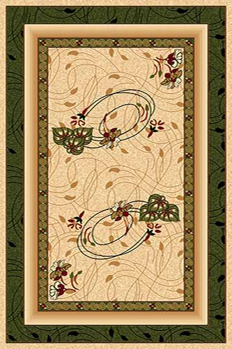VALENCIA 21 Зеленый Российские ковры изготовлены в соответствии с международными стандартами качества. Цена указана за 1кв/м