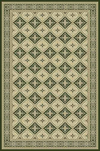DA VINCI 37 Зеленый Российские ковры изготовлены в соответствии с международными стандартами качества. Цена указана за 1кв/м