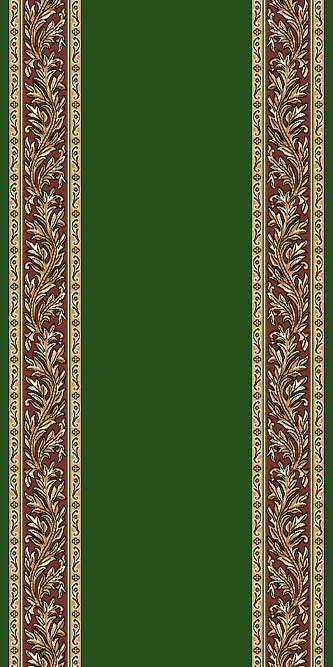 Дорожка ковровая (тканная) Diana 8 Зеленый