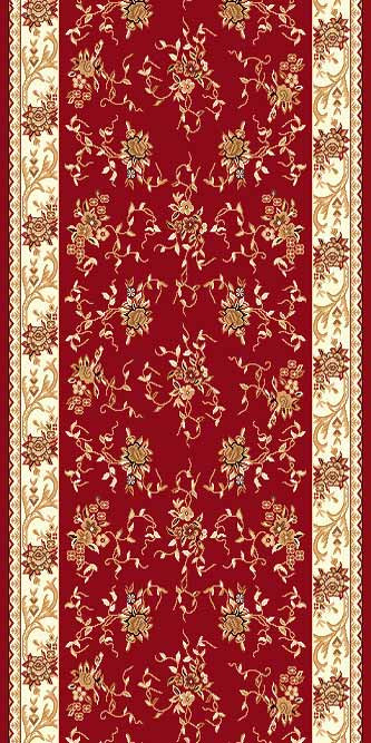 Дорожка ковровая (тканная) Diana 9 Красный Ковровые дорожки коллекции Диана имеют размерный ряд от 0,8 см до 2х метров. Отмеряем любую длину. Обработка торцов бесплатно.