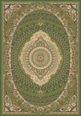 BUKHARA 18 Зеленый Российские ковры изготовлены в соответствии с международными стандартами качества. Цена указана за 1кв/м