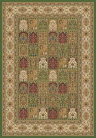 BUKHARA 8 Зеленый Российские ковры изготовлены в соответствии с международными стандартами качества. Цена указана за 1кв/м