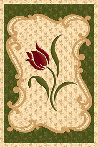 KAMEA 10 Зеленый Российские ковры изготовлены в соответствии с международными стандартами качества. Цена указана за 1кв/м